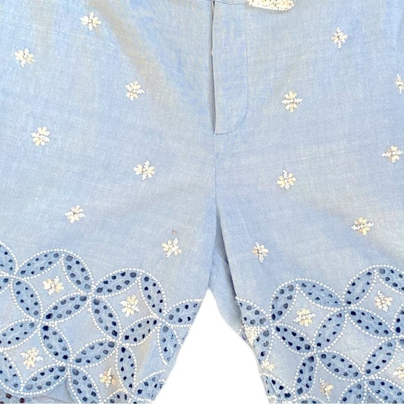SOFT surroundings embellished shorts, size PM, runs large so see measurements! - Picture 2 of 5